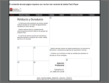Tablet Screenshot of duplasa.com